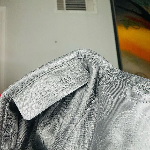 MICHAEL KORS Weston Black Leather Shoulder Satchel Zip Up Tassel Handbag - Picture 14 of 15